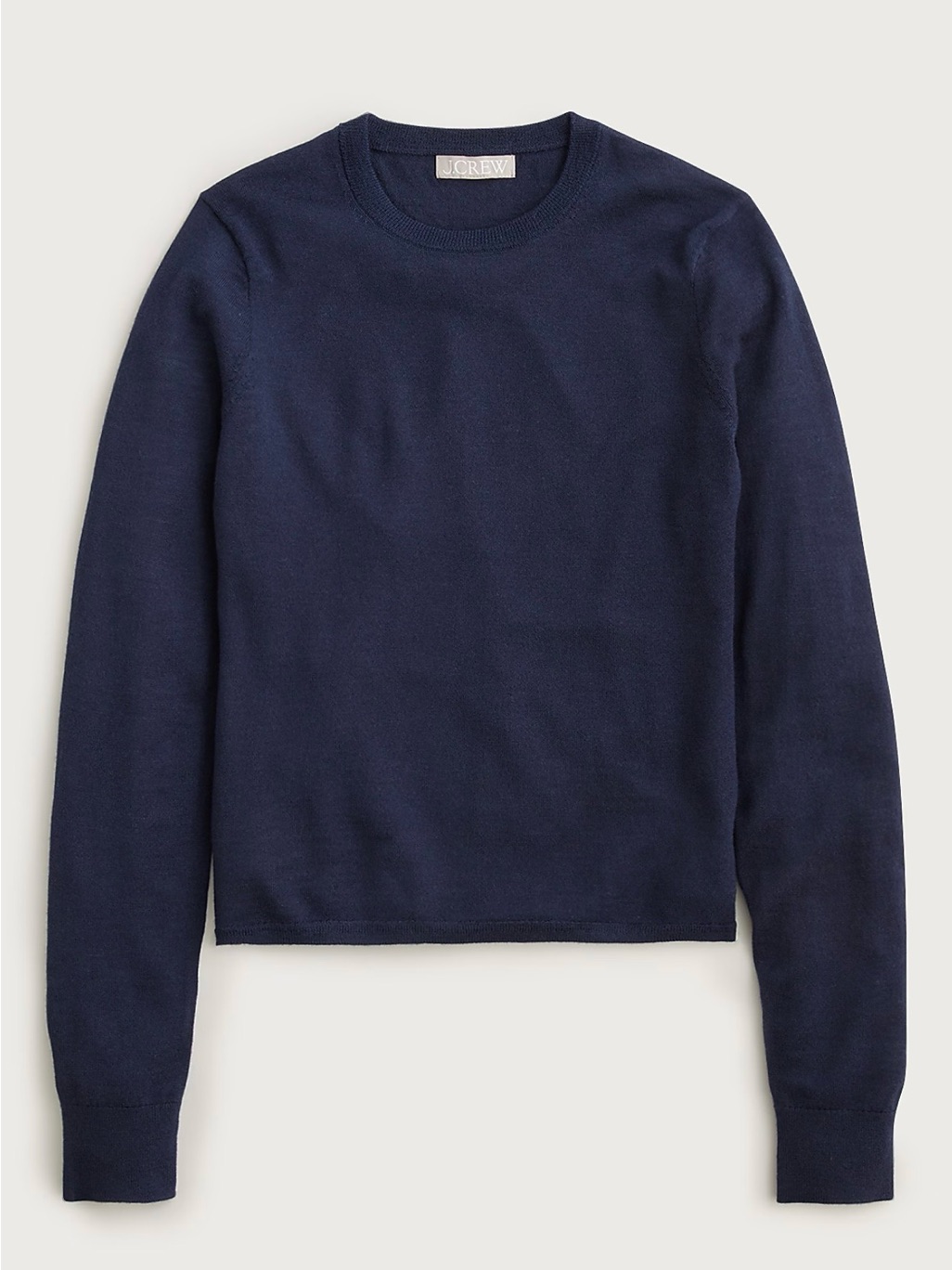 J. Crew Women's Navy Crewneck Sweater